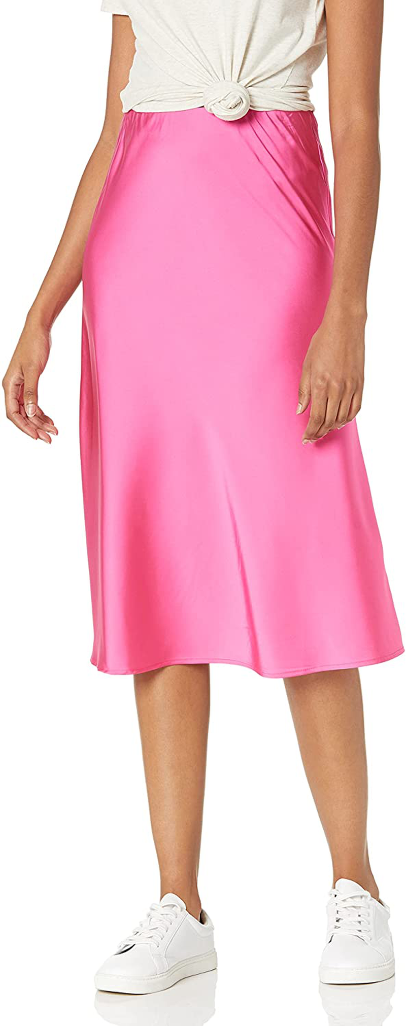 The Drop Women's Maya Silky Slip Skirt