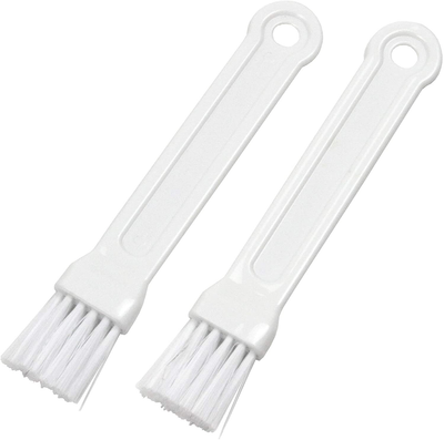 Chef Craft Select Plastic Mini Pastry Brush, 6.75 inch 2 piece set, White