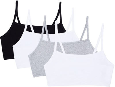 Fruit of the Loom Women's Spaghetti Strap Cotton Pullover Sports Bra