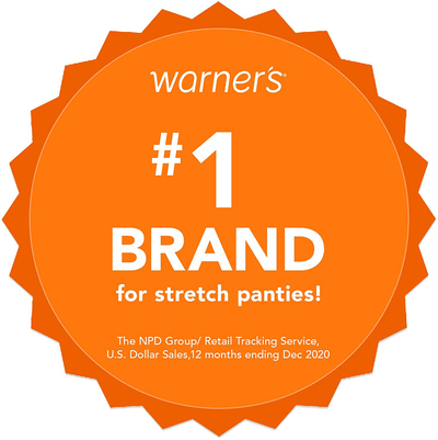 Warner's Women's Blissful Benefits No Muffin Top 3 Pack Brief Panty