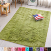 PAGISOFE Green Fluffy Shag Area Rugs for Bedroom 5x7, Soft Fuzzy Shaggy Rugs for Living Room Carpet Nursery Floor Girls Room Dorm Rug