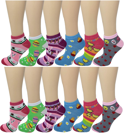 12 Pairs Christmas Socks Women Low Cut