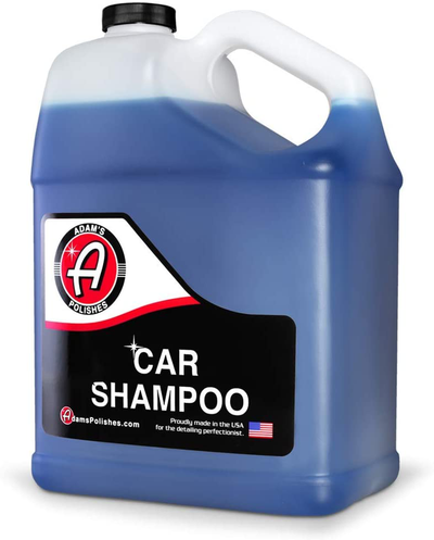 Adam's Car Wash Shampoo (Gallon) - pH Best Car Wash Soap For Snow Foam Cannon, Foam Gun, Car Soap Wash For Pressure Washer & 5 Gallon Wash Bucket Kit | Powerful Safe Spot Free Car Cleaning Liquid Auto Detergent | Safe On Car Wax & Ceramic Coating