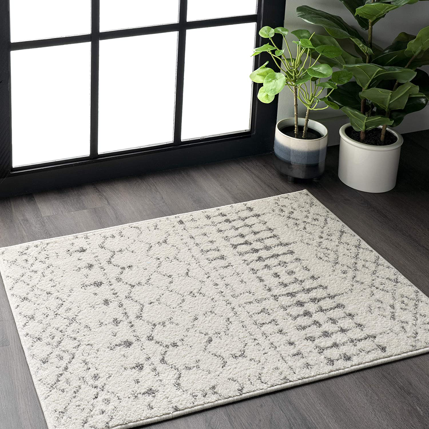 nuLOOM Moroccan Blythe Area Rug, 3' x 5', Dark Grey