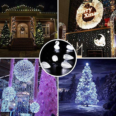 Brizled Red Christmas Lights, 16ft 25 LED Faceted C9 Chrsitmas Lights, Connectable 120V UL Certified Christmas Tree Lights, Indoor Outdoor Christmas String Lights for Xmas, Patio, Party Decorations