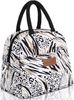 BALORAY Lunch Bag Tote Bag Lunch Bag for Women Lunch Box Insulated Lunch Container (Zebra pattern)
