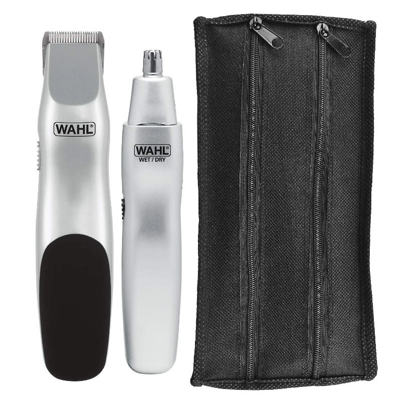 Wahl Battery Operated Beard And Mustache Grooming Kit With Free Nose Hair Trimmer