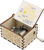 TEBCTW Music Box You are My Sunshine，Music Box Gift Hand Crank Music Box for Birthday/Fathers Day/Mother's Day/Valentine's Day/Wedding Day