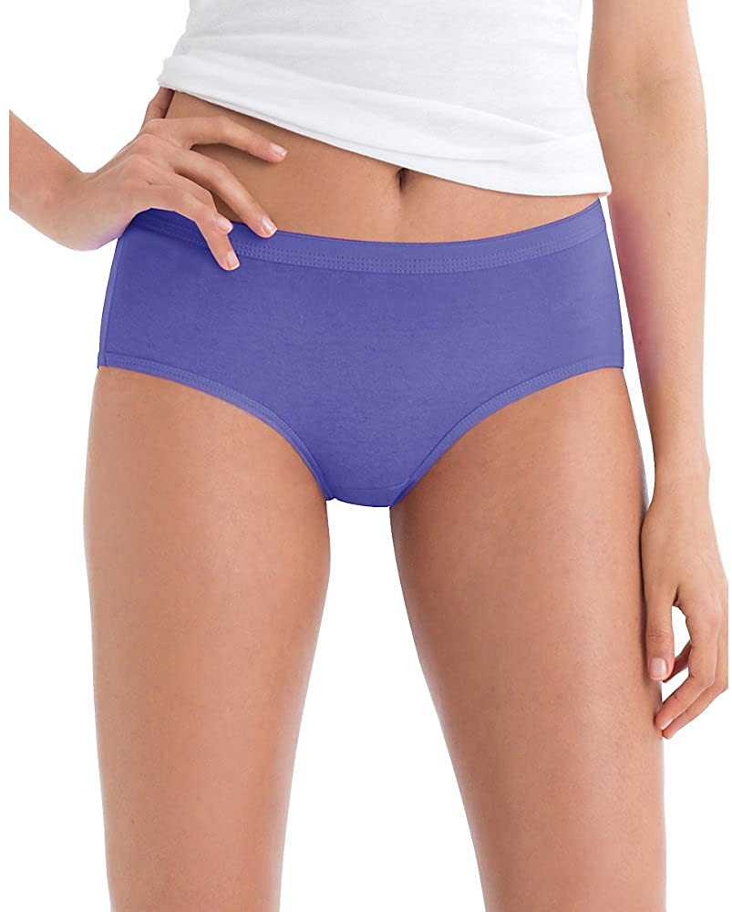 Hanes Women's Cotton Brief Underwear (Regular & Plus Sizes)