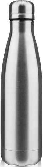 JEAREY 17oz Stainless Steel Water Bottle Double Walled Sports Water Bottle Vacuum Insulated Cola Shape Travel Thermal Flask BPA Free