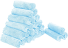 Sunny zzzZZ 24 Pack Kitchen Dishcloths (Aquamarine, 10 x 10 Inch) - Does Not Shed Fluff - No Odor Reusable Dish Towels, Premium Dish Cloths, Super Absorbent Coral Fleece Cleaning Cloths