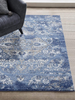 Persian Area Rugs - Distressed Area Rug Modern Carpet, 2779 Dark Blue 5x7