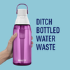 Brita Water Bottle with Filter - 36 Ounce Premium Filtered Water Bottle, BPA Free - Orchid