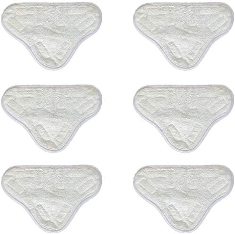 eoocvt 6pcs Microfibre Steam Mops Cleaning Pads Replacement Steam Mop Compatible for H2O X5 H20 Washable