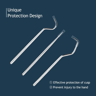 3 Pcs/Set Stainless Steel Toothpicks Kit, Premium Teeth Cleaning Tools, Reusable Floss Tooth Picks Set, Pocket Keychain Portable Metal Toothpicks Holder for Travel, Outdoor