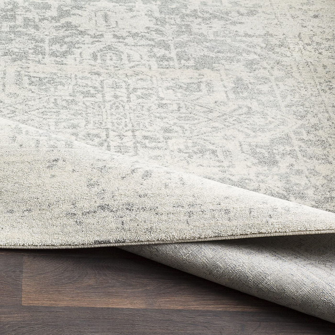 Janine Vintage Medallion Area Rug 3'11" x 5'7" Burnt Orange