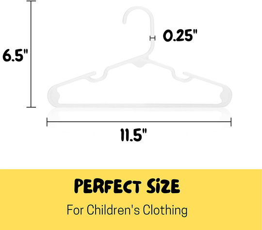 Mr. Pen- Plastic Kids Hangers, 10 Pack, Baby Hangers, Baby Hangers for Nursery, Baby Clothes Hangers, Baby Hangers for Closet, Kid Hangers, Kids Hangers Plastic, Childrens Hangers, Small Hangers.