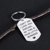 GYCharmingday Valentines Day Gift Friend Keychain I Love You Enough Husband Wife Anniversary Birthday Wedding Gift for Friend