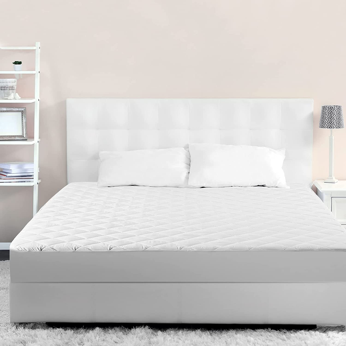 Ralawen Mattress Pad Full,100% Waterproof Mattress Cover, Breathable Noiseless Mattress Protector with 8-21" Deep Pocket
