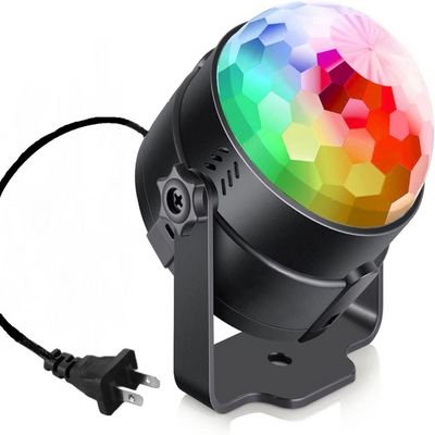 Disco Ball Strobe Lamp Stage Party Light - RGB with 3 Modes