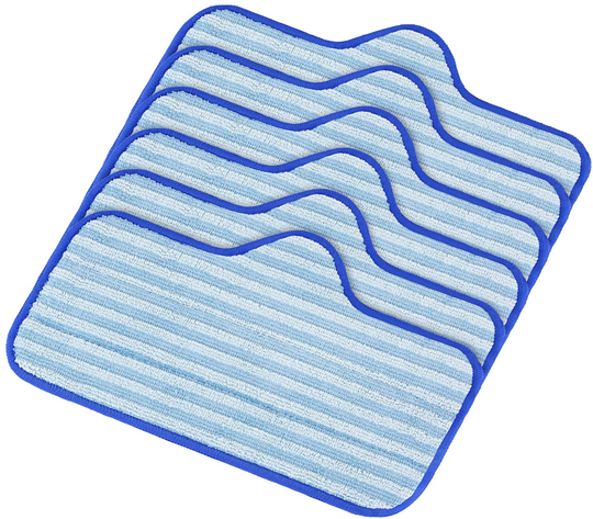 LINNIW 6 Pack Microfiber Pads Compatible with Dupray Neat Steam Cleaner，Durable, Reusable and Machine Washable
