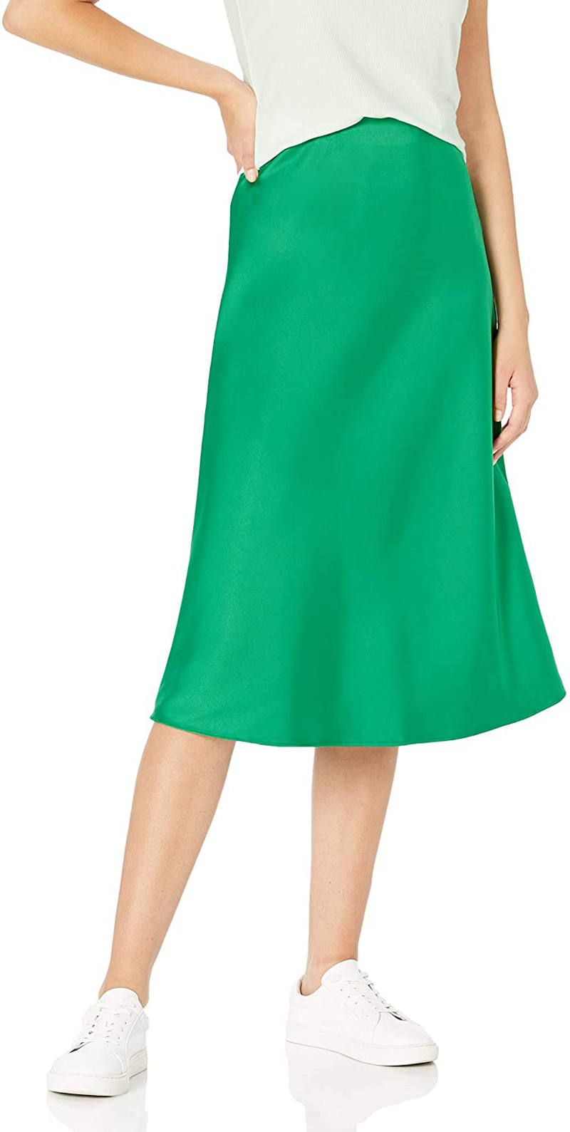 The Drop Women's Maya Silky Slip Skirt