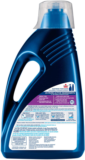 BISSELL DeepClean + Refresh with Febreze Freshness Spring & Renewal Formula, 1052A, 60 ounces