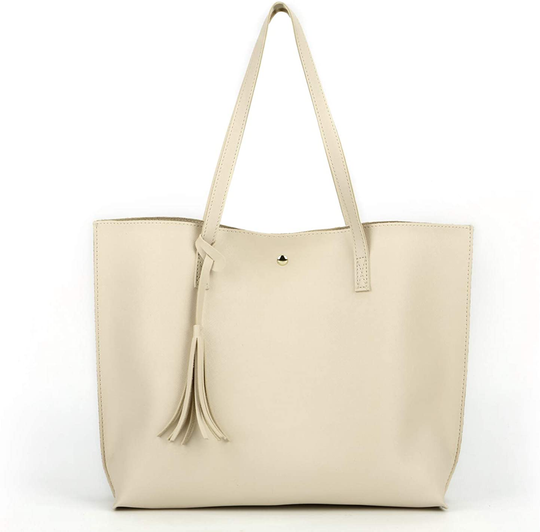 Women's Tote Bags Top Handle Satchel Handbags Faux Leather Tassel Shoulder Purse