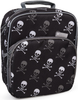 Bentology Lunch Box for Kids - Insulated Lunch Bag Tote With Handle and Pockets - Fits Bento Boxes - Pirate Skulls