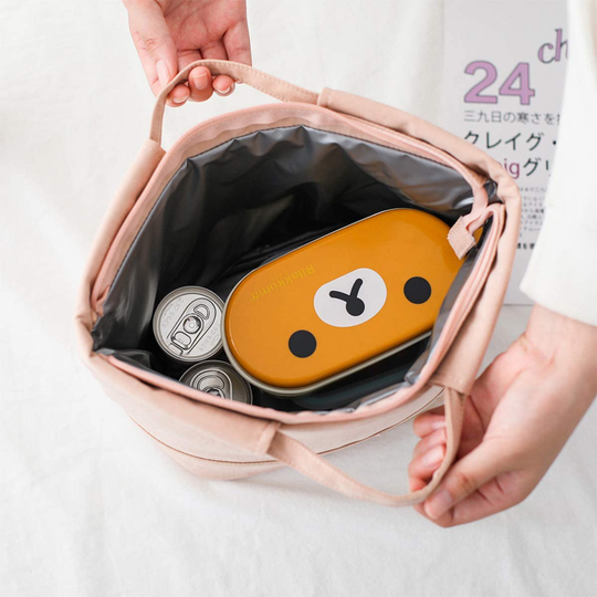 Cute Insulated Thermal Lunch Bento Box Bag Tote for Adult Women Men Girls Boys to Office Work Travel Picnic Hiking Camping