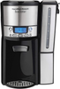 Hamilton Beach (47950) Coffee Maker with 12 Cup Capacity & Internal Storage Coffee Pot, Brewstation, Black/Stainless Steel