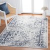 SAFAVIEH Adirondack Collection ADR109M Oriental Distressed Non-Shedding Living Room Dining Bedroom Accent Area Rug 4' x 6' Ivory/Navy