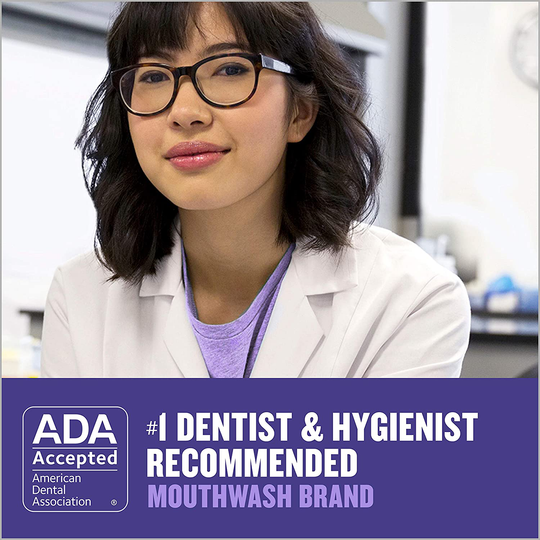 Listerine Total Care Anticavity Mouthwash, 6 Benefit Fluoride Mouthwash for Bad Breath and Enamel Strength, Fresh Mint Flavor, 1 L