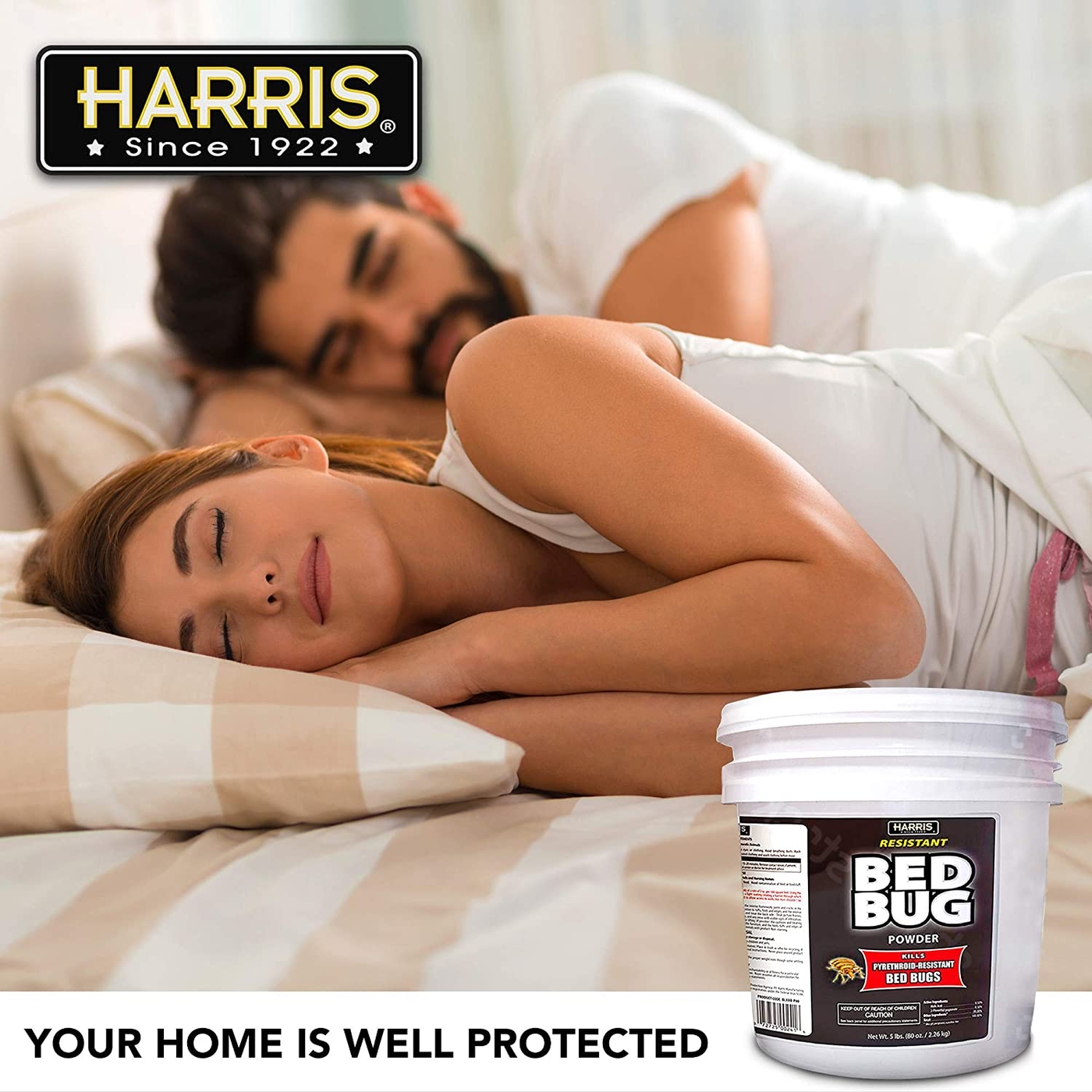 HARRIS Bed Bug Killer Powder, 5lb