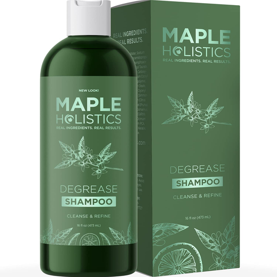 Sulfate Free Shampoo for Oily Hair - Clarifying Shampoo for Build Up and Oily Scalp Cleanser with Essential Oils - Deep Cleansing Shampoo for Greasy Hair and Scalp Care Paraben and Cruelty Free 16oz