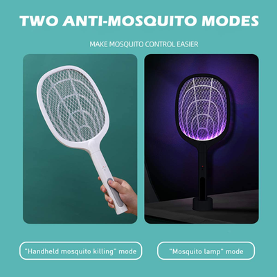 AICase Bug Zapper, 3000 Volt Indoor & Outdoor Electric Fly Swatter, USB Rechargeable Mosquito Killer Racket for Home Bedroom, Kitchen,Office, Backyard, Patio,Safe to Touch with 3-Layer Safety Mesh