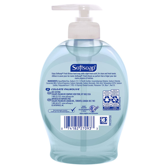 Softsoap Liquid Hand Soap, Fresh Breeze - 7.5 Fluid Ounce (Pack of 6)
