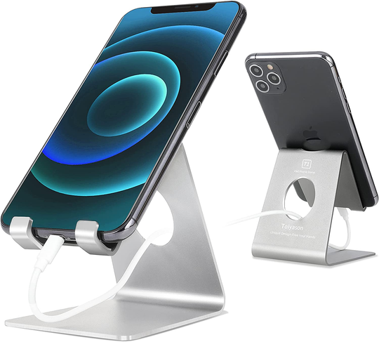 Cell Phone Stand, Cradle, Dock, Compatible with All 4-8inch Phones