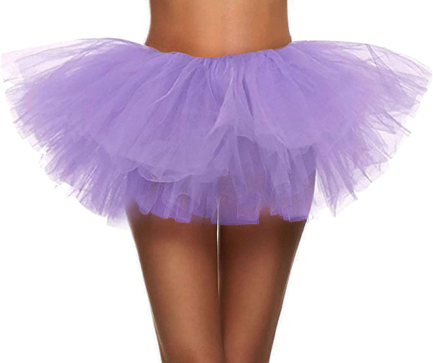 Simplicity Women's Classic 5 Layered Tulle Tutu Skirt