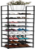 fiducial home 10 Tiers Shoe Rack 20-25 Pairs Sturdy Shoe Shelf