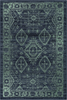 Maples Rugs Georgina Traditional Area Rugs for Living Room & Bedroom [Made in USA], 3'4 x 5, Navy/Green