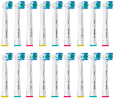 18pcs Precision Replacement Brush Heads Compatible with Oral B Braun Electric Toothbrush