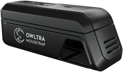 OWLTRA OW-2 Indoor Electric Mouse Trap, Instant Kill Rodent Zapper with Pet Safe Trigger, Black, Small