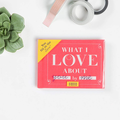Knock Knock What I Love about Grandma Fill in the Love Book Fill-in-the-Blank Gift Journal, 4.5 x 3.25-inches & What I Love about You Fill in the Love Book Gift Journal, 4.5 x 3.25-Inches