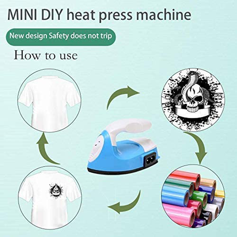 Mini Portable Iron Heat Press Machine 