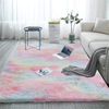 Soft Nursery Rug for Princess Prince Castle Play Modern Abstract Area Rugs Anti-Skid Fluffy Rectangular Rug Plush Velvet Home Decorative Carpet for Dorm Baby Room Fuzzy Throw Rug