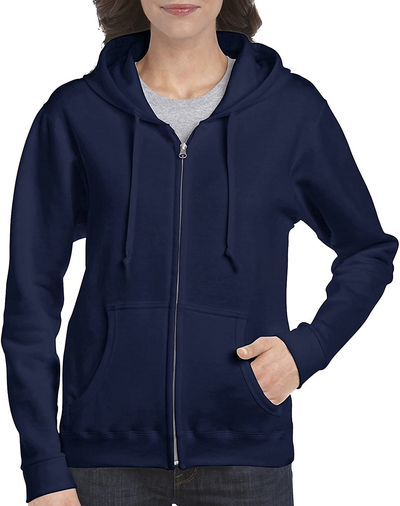 Gildan Women's Full Zip Hooded Sweatshirt