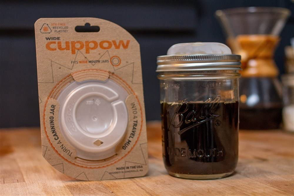 Cuppow, Lid Mason Jar Regular Coral