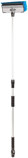 Camco 43633 RV Flow-Through Wash Brush with Adjustable Handle