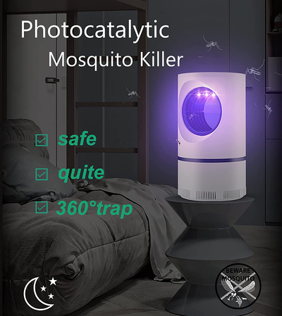 Mosquito Killer Lamp - Electric Indoor Mosquito Traps USB Tiny Insect Control Trap,Gnat Moth Bug Killer with Led Night Light for Home Office Outdoor